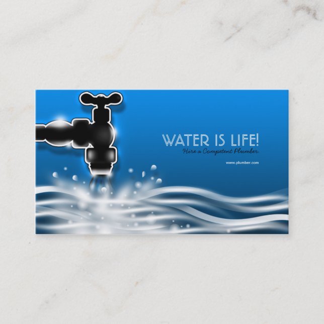 Plumber Business Card (Front)