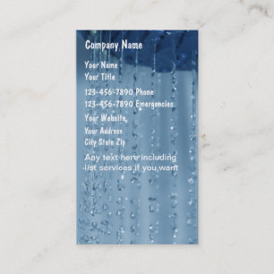 Plumber Business Card