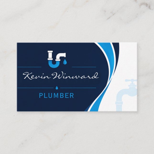 Plumber Business Card (Front)