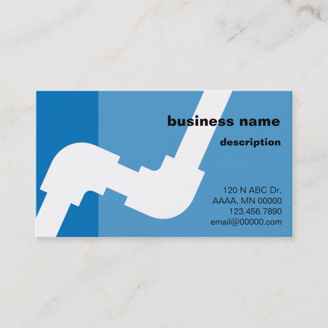 plumber business card (Front)