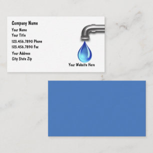 Plumber Business Card