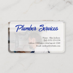 PLUMBER Business card editable