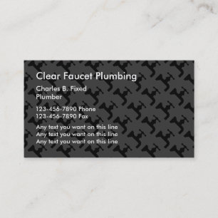 Plumber Business Cards