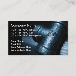 Plumber Business Cards