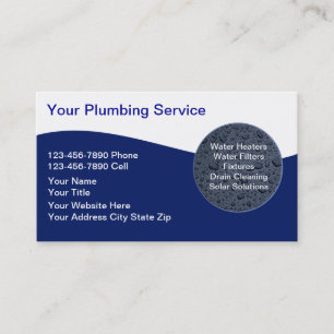 Plumber Business Cards
