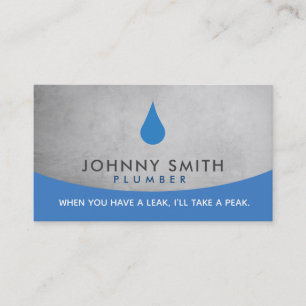 Plumber Business Cards