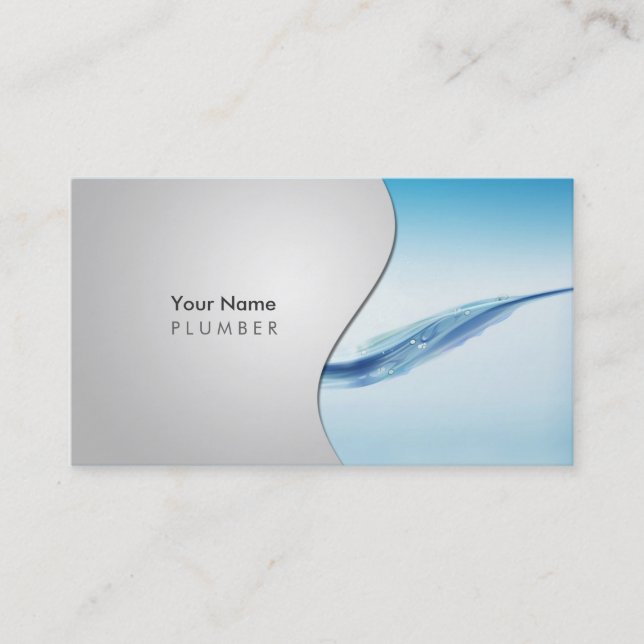 Plumber Business Cards (Front)