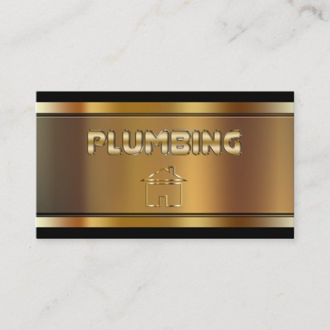 Plumber Business Cards (Front)