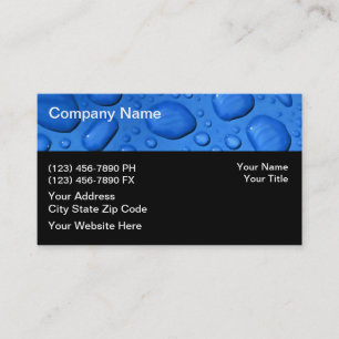 Plumber Business Cards