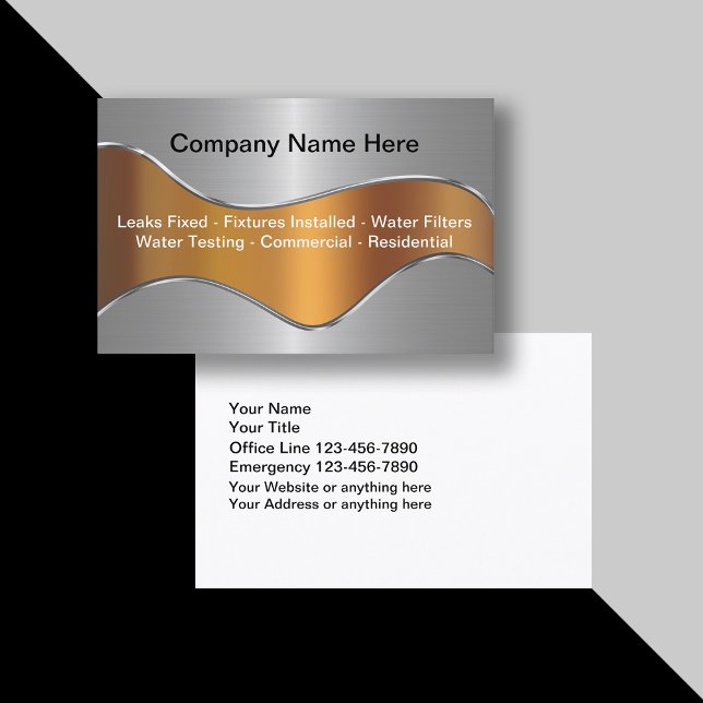 Plumber Business Cards (Creator Uploaded)