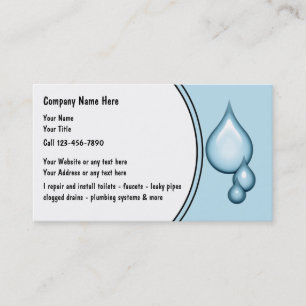 Plumber Business Cards