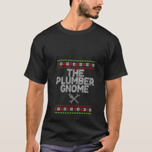Plumber Christmas Plumbing Santa Pipefitter Happy  T-Shirt