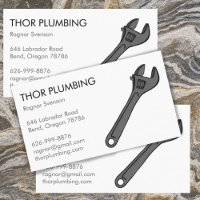 Plumber Contractor Handyman Mechanic Wrench Cool
