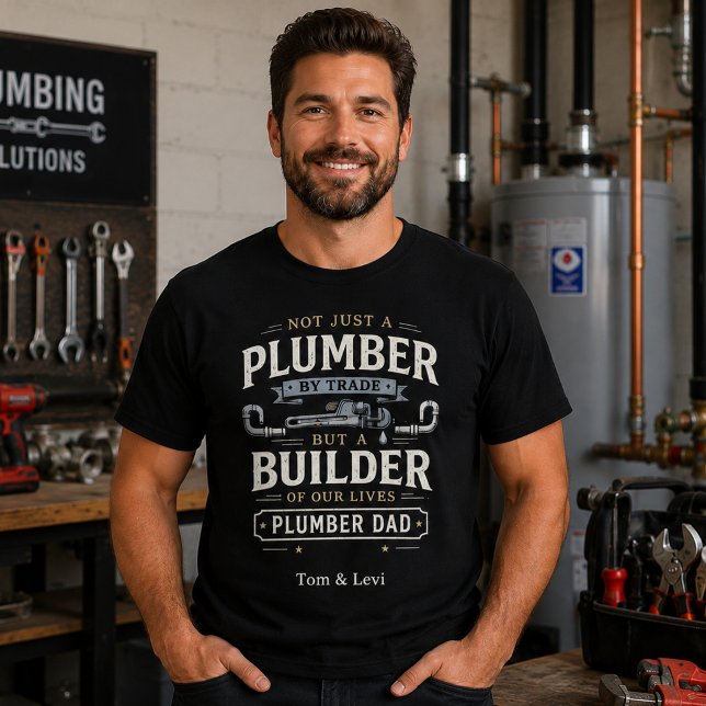 Plumber Dad Shirt | Personalised Father’s.Day Gift (Creator Uploaded)