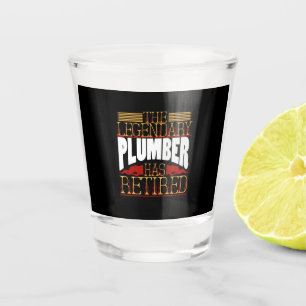 Plumber Gifts Shot Glass