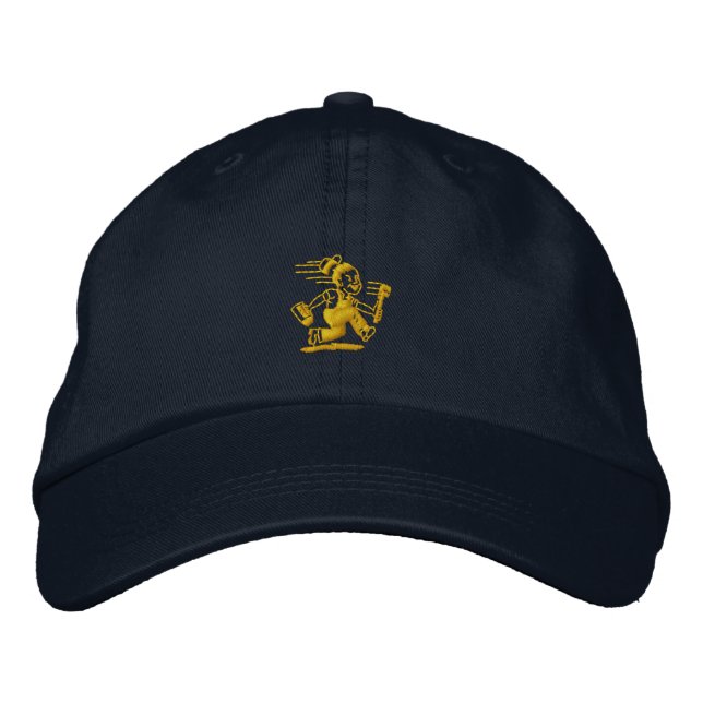 Plumber in a hurry. embroidered hat (Front)
