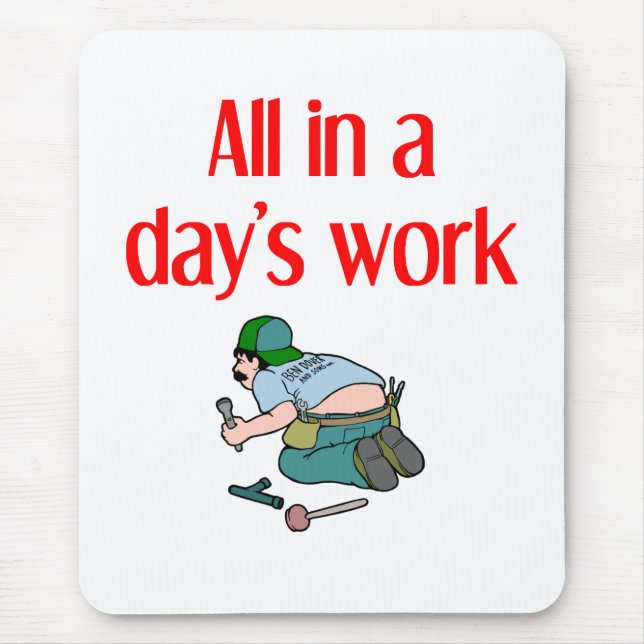Plumber Mouse Pad (Front)