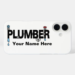 Plumber Pipes iPhone 16 Case