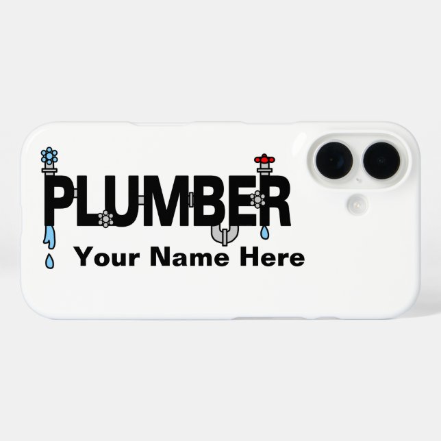 Plumber Pipes Case-Mate iPhone Case (Back (Horizontal))