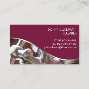 Plumber Plumbing Home Repair Business Card
