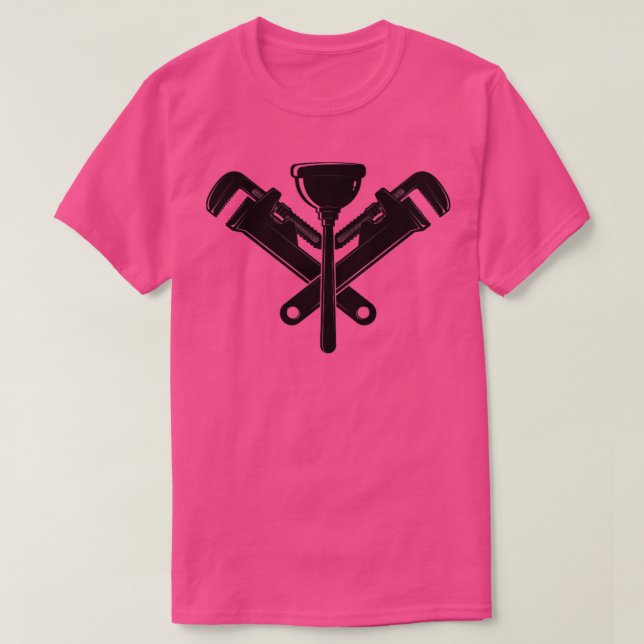 Plumber Plumbing T-Shirt (Design Front)