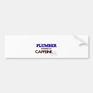 Plumber Powered by caffeine Bumper Sticker