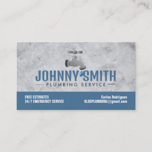 Plumber Slogans Business Cards