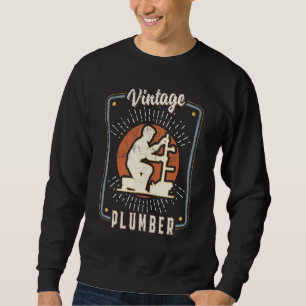 Plumber Vintage Retro Classic Love 1 Sweatshirt