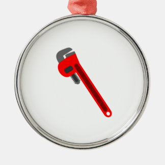 Plumber Wrench Metal Tree Decoration