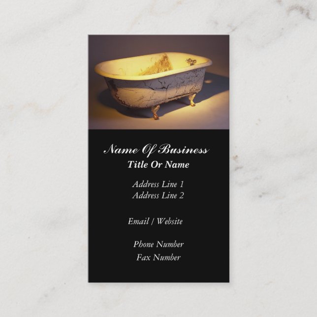 Plumbers Business Card (Front)