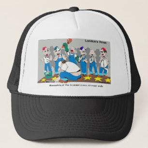 Plumbers Hall Of Fame Funny Gifts & Collectibles Trucker Hat