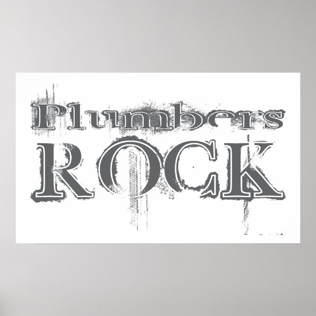 Plumbers Rock Poster (Front)