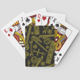 Plumbers Tools, Pipefitter, Novelty Print Playing Cards