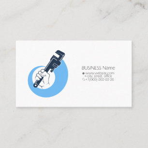 Plumbing and plumbing service and repair business  card