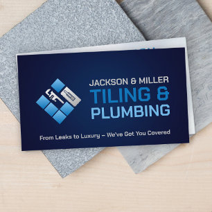 Plumbing and Tiling Services Business Card
