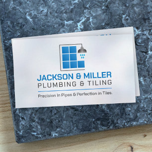Plumbing and Tiling Services Business Card