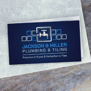 Plumbing and Tiling Services Business Card