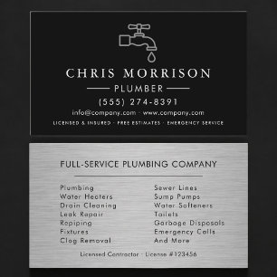 Plumbing Business Card