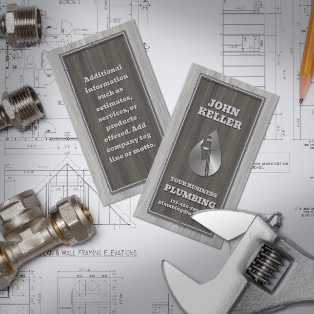 Plumbing Business Card (Creator Uploaded)