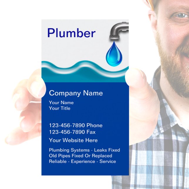 Plumbing Business Cards (Creator Uploaded)