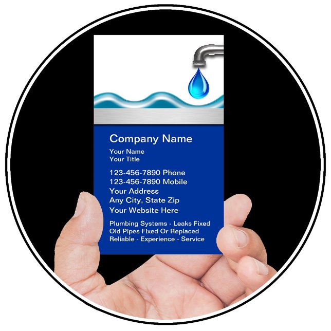 Plumbing Business Cards (Creator Uploaded)