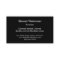 Plumbing business cards plumbers wrench art