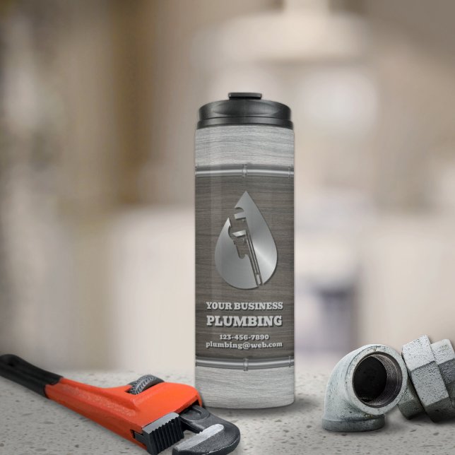 Plumbing Business Thermal Tumbler (Creator Uploaded)