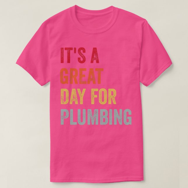 Plumbing Enthusiast T-Shirt (Design Front)