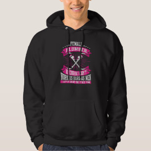 Plumbing Female Plumber Hoodie