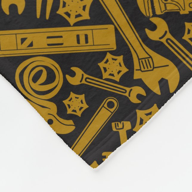 Plumbing, Pipefitting, Steamfitter Tools Fleece Blanket (Corner)
