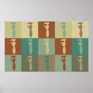 Plumbing Pop Art Poster