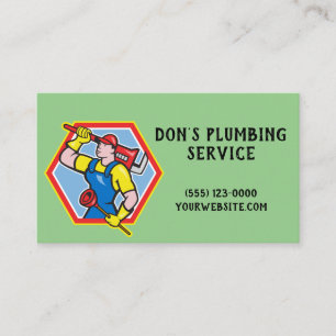 Plumbing Repair Service Business Card