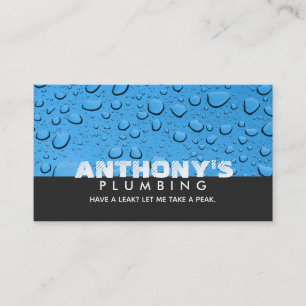 Plumbing Slogans Business Cards