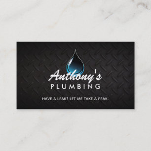 Plumbing Slogans Business Cards